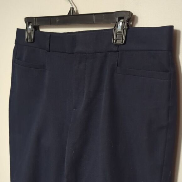 Banana Republic Blue Straight Cut Dress Pants - Picture 2 of 7